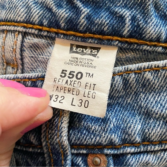 Levis Vintage Jeans Waist 29 30 Womens Size 8 10 Handnade Upcycled Levi’s Rare - Picture 11 of 14